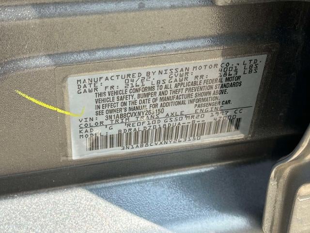 2022 Nissan Sentra SV Xtronic CVT