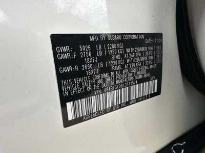 2020 Subaru Outback Onyx Edition XT