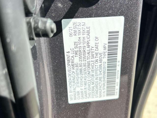 2022 Honda Odyssey Touring