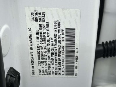 2020 Honda Pilot EX