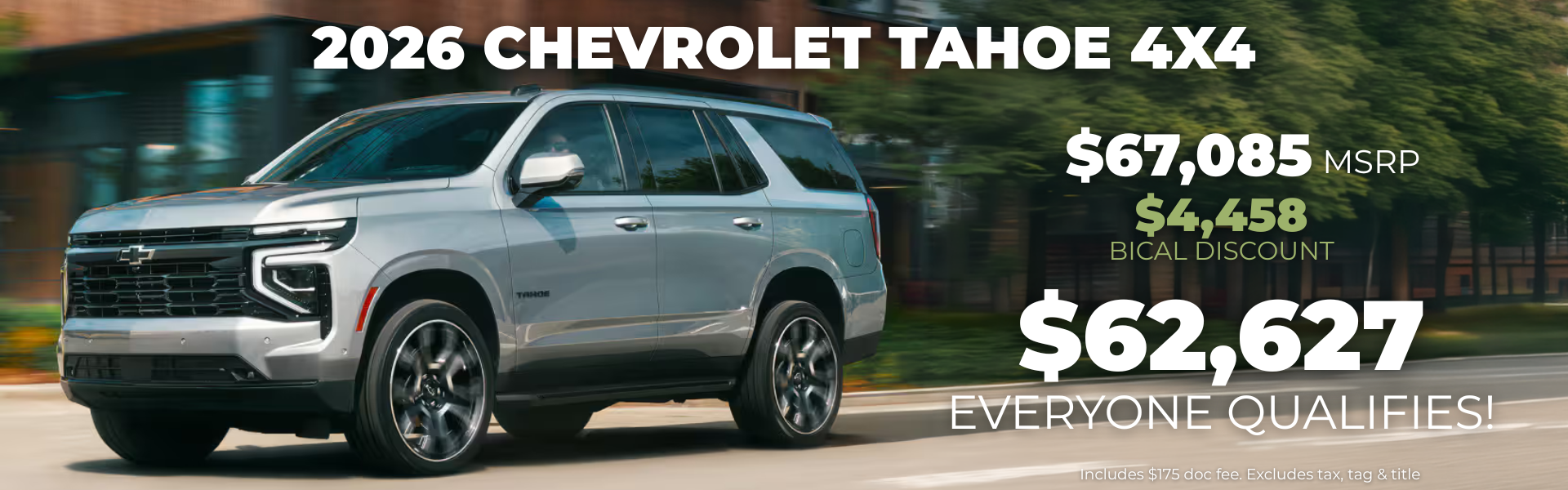 2026 Chevrolet Tahoe 